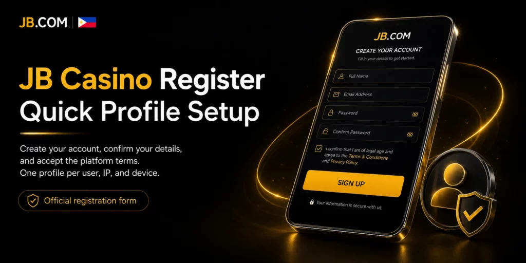 JB.COM account registration guide for Philippine players